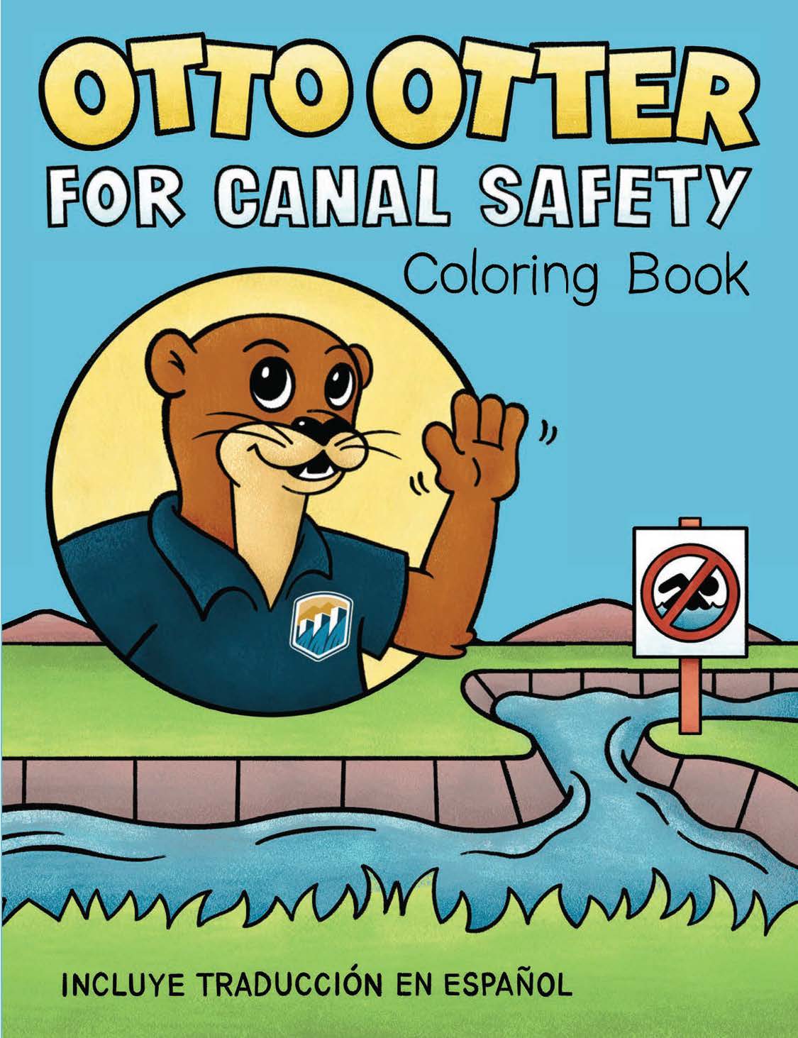 Otto Otter Canal Safety Coloring Book